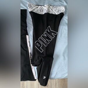 Like New Yoga Leggings Small PINK/VS